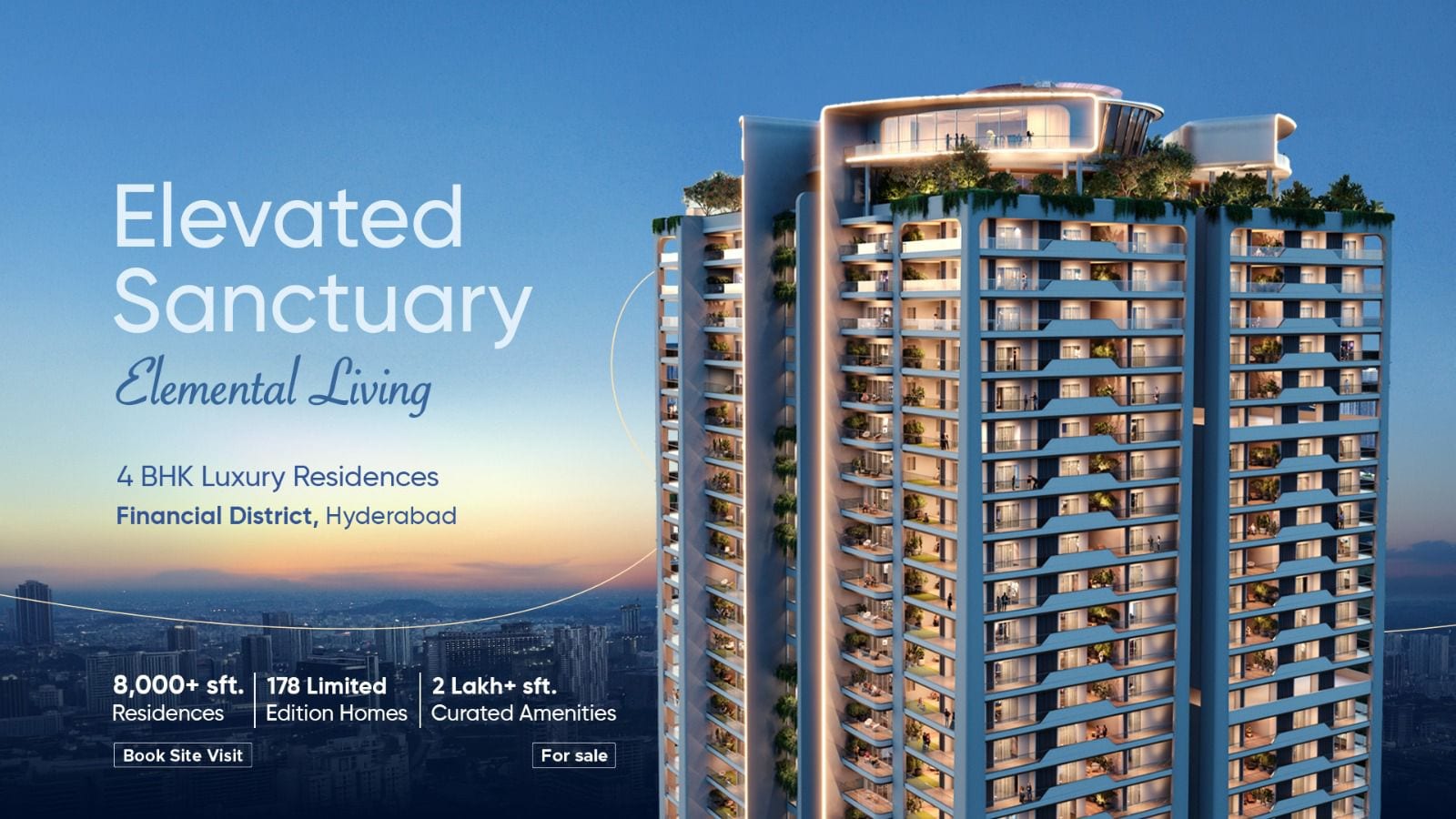 4 BHK Luxury Residences in Financial District, Hyderabad